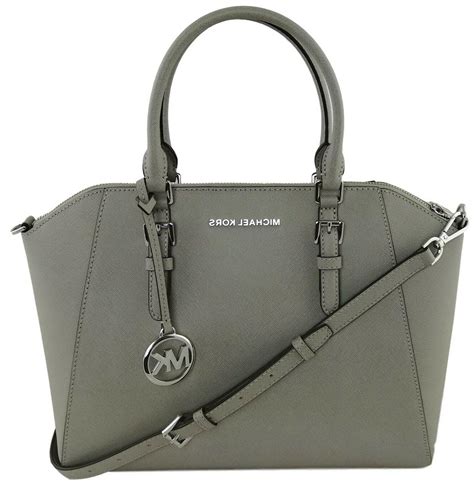 michael kors large ciara top zip womens saffiano leather satchel|MICHAEL Michael Kors Ciara Large Saffiano Leather Satchel.